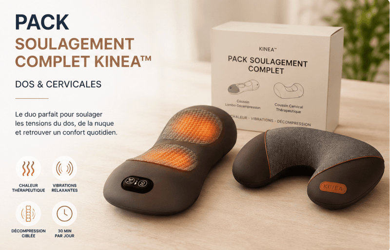 Pack Soulagement Complet Kinea™ – Dos & Cervicales - Kinéa