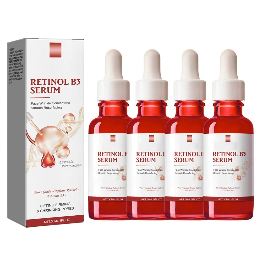 Retinol Facial Essence Fade Fine Line Face Serum Anti - Aging Pore Minimizing Hydrating Brightening Skin Treatment for Women Men - Noxen